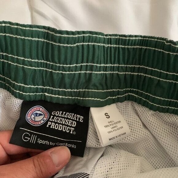 Michigan State Spartans Mens Size Small Swim Trunks Checkered Sparty Logo - Picture 4 of 4
